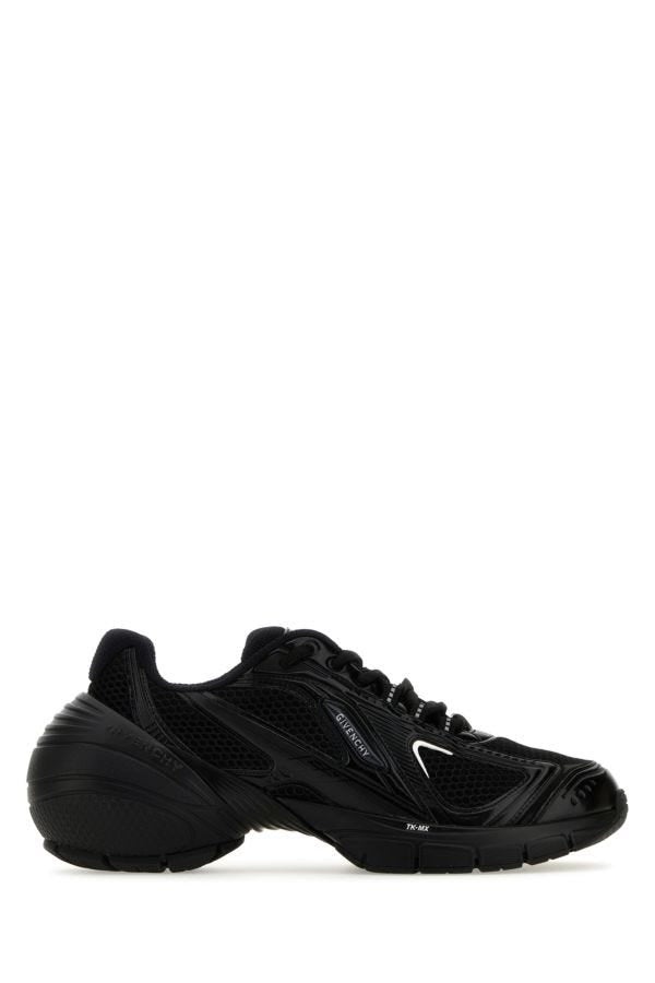 GIVENCHY Black Mesh And Synthetic Leather Tk-Mx Sneakers - 1