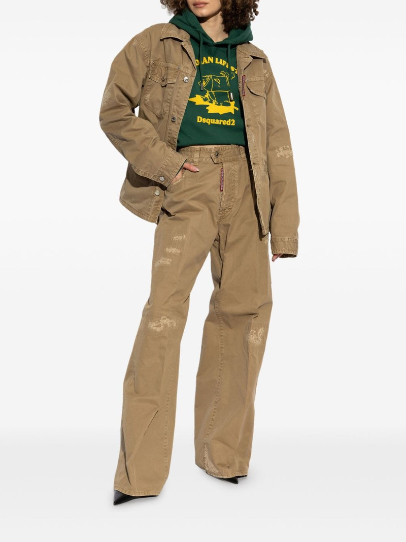 DSQUARED2 belted overshirt outlook