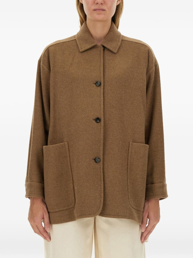 Eligio patch-pocket coat 1