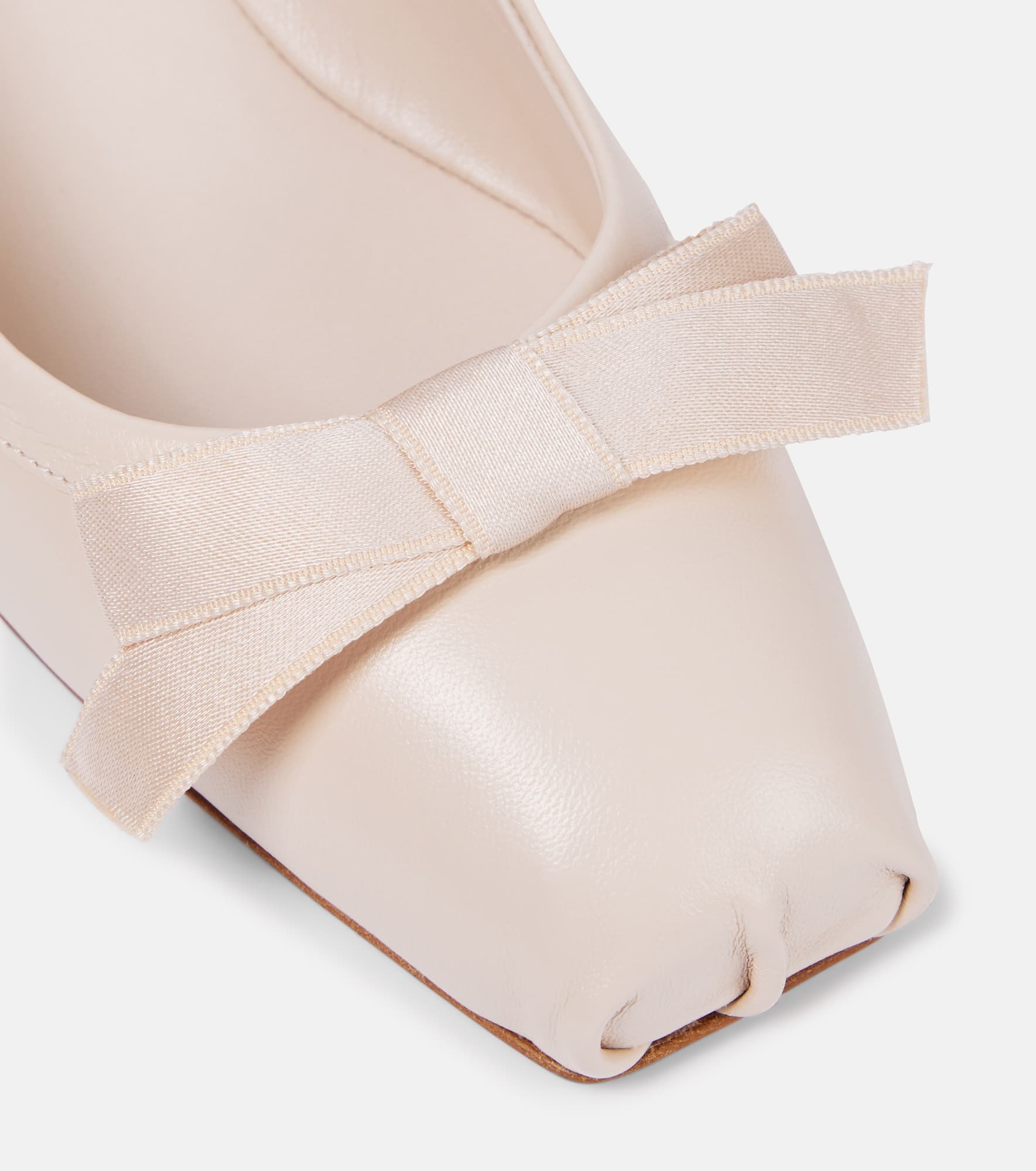 Mamaflirt bow-detail leather pumps - 6