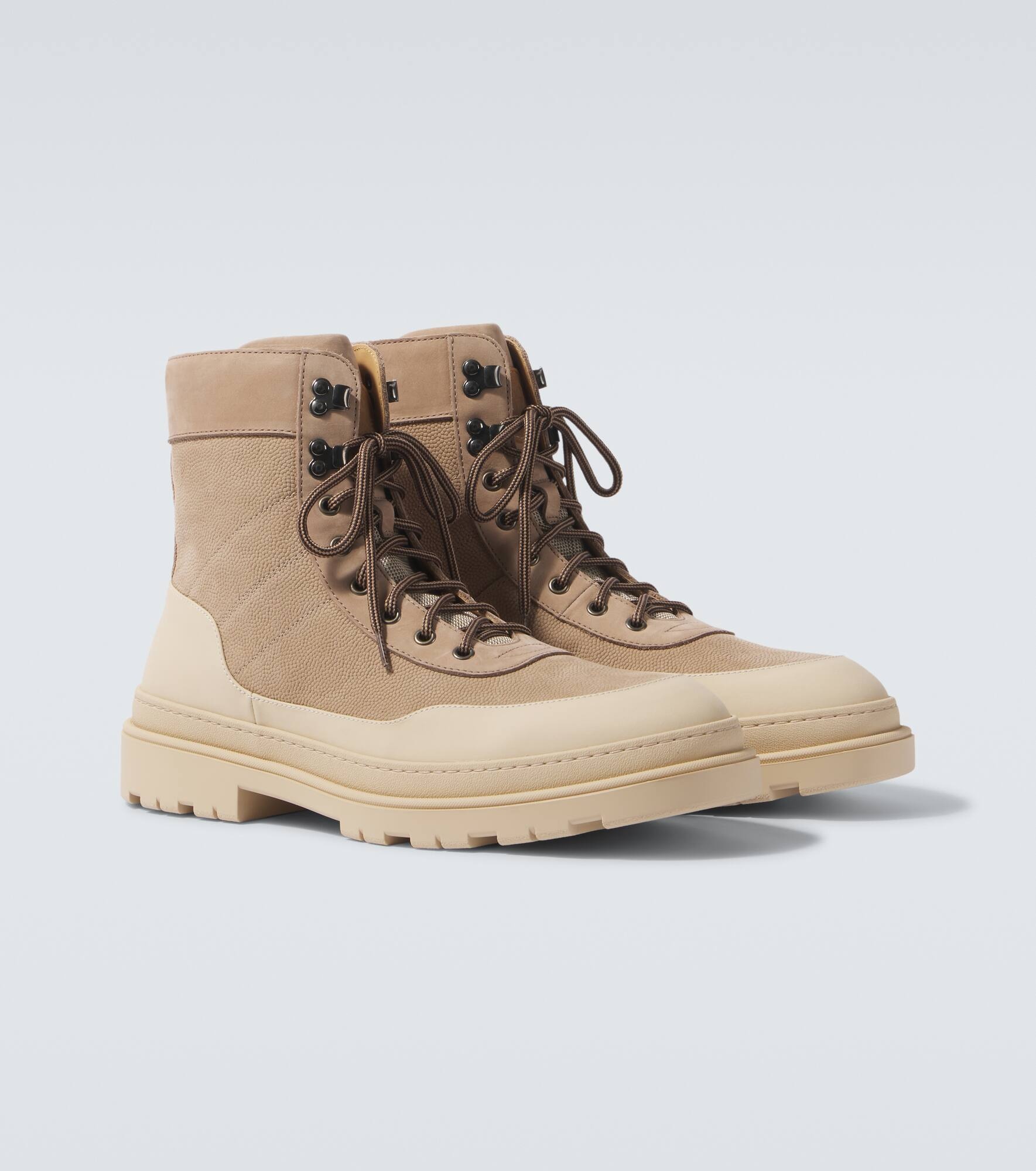 Leather hiking boots - 5