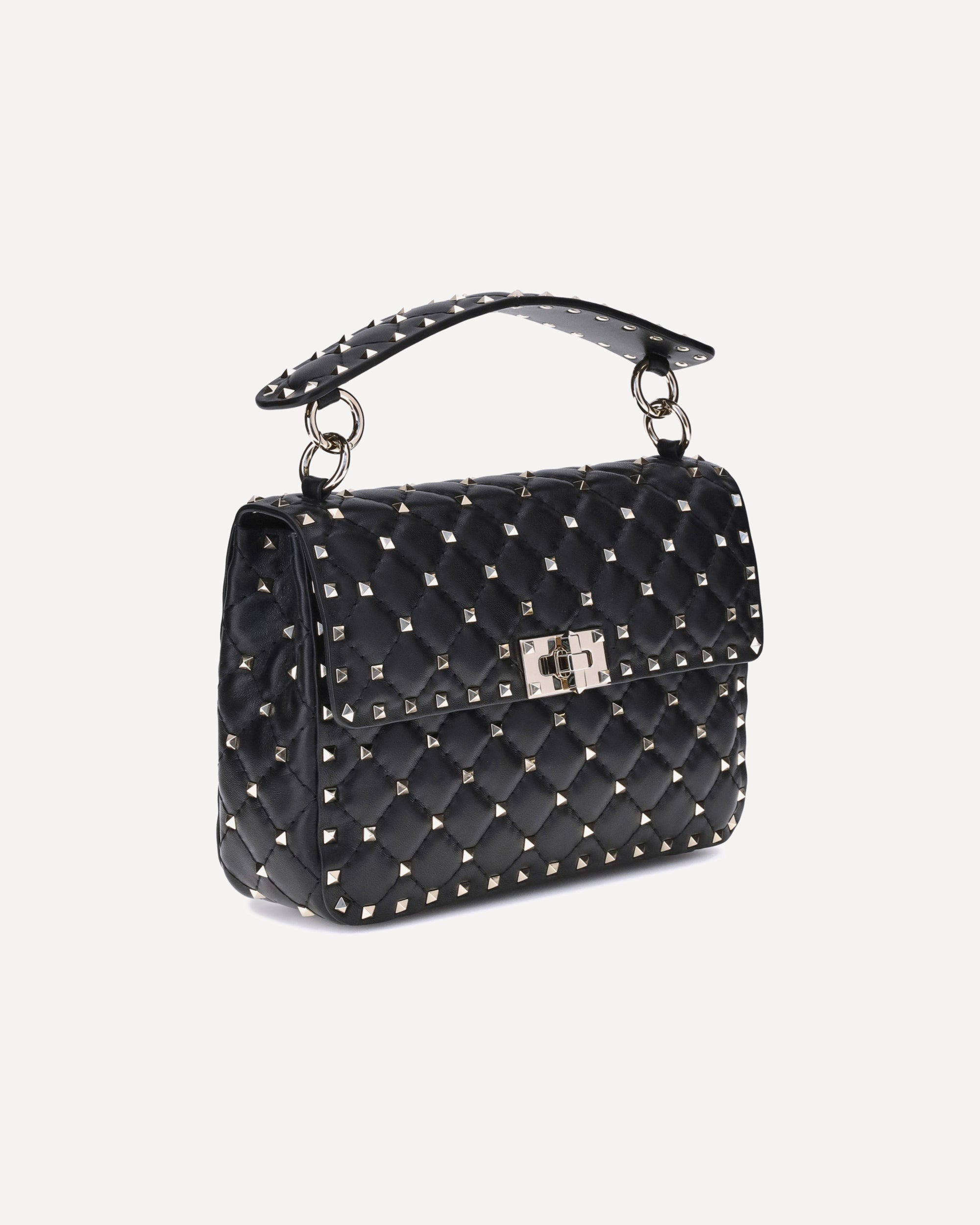 Medium Rockstud Spike Shoulder Bag - 2
