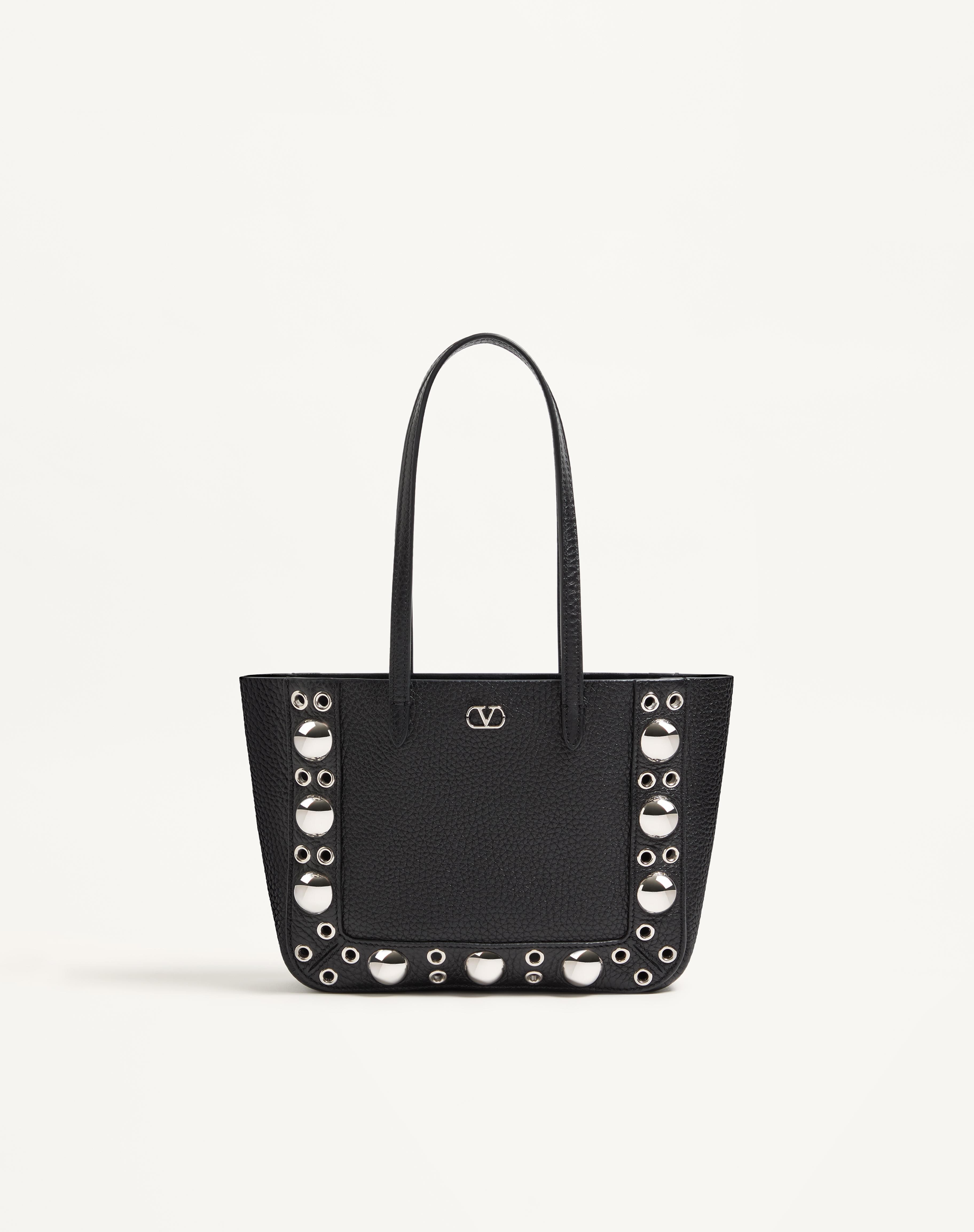 VALENTINO GARAVANI NELLCÔTE MINI SHOPPING BAG IN GRAINY CALFSKIN - 1