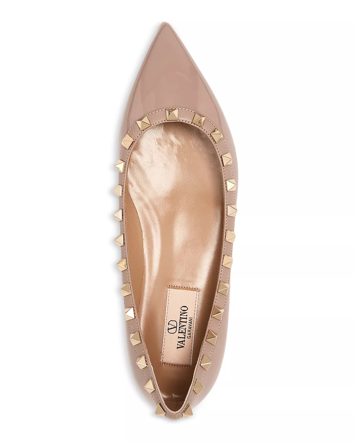 Women's Rockstud Pointed Toe Ballet Flats - 4