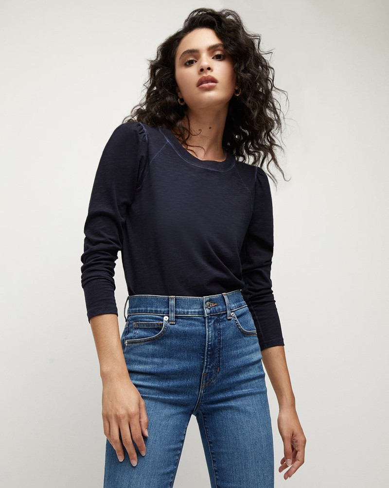 VERONICA BEARD MASON BASEBALL TEE outlook