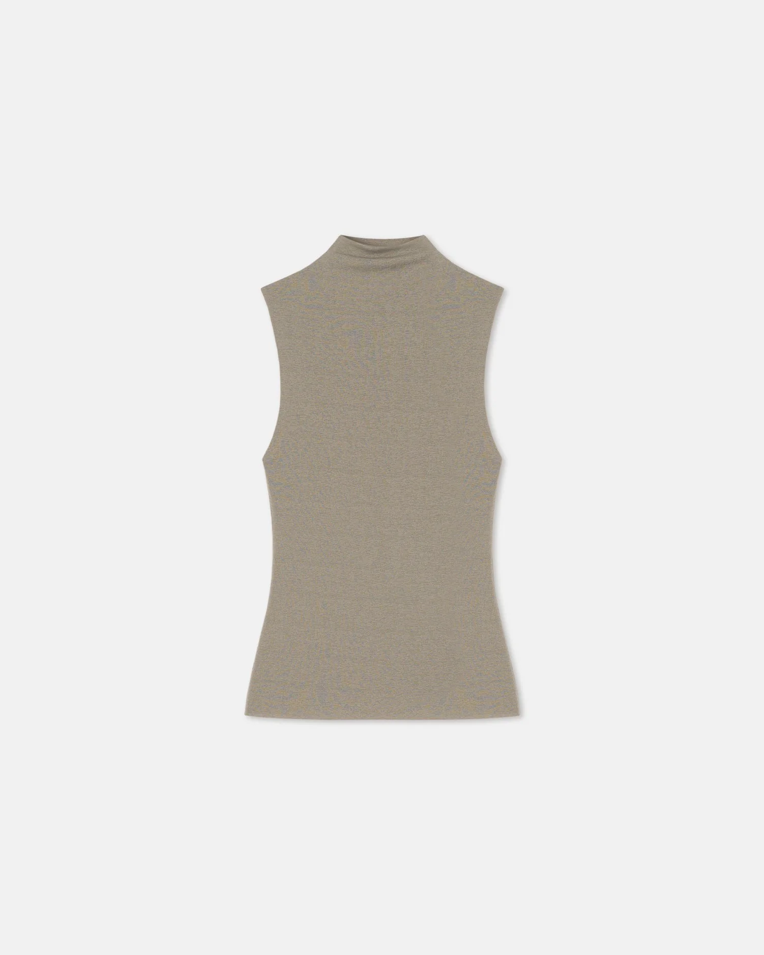 Mesh Jersey Sleeveless Top - 1