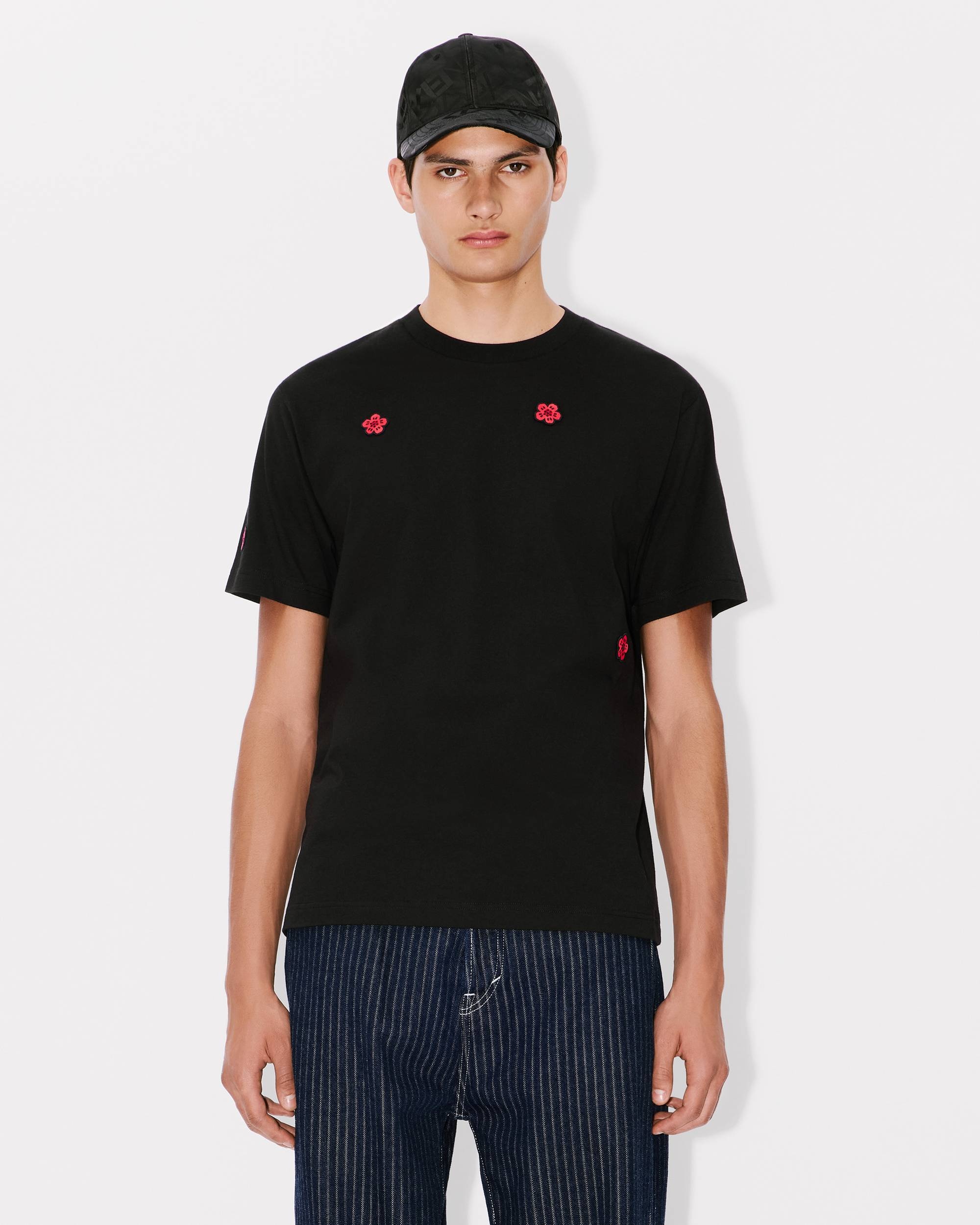 'Boke Flower' embroidered T-shirt - 3