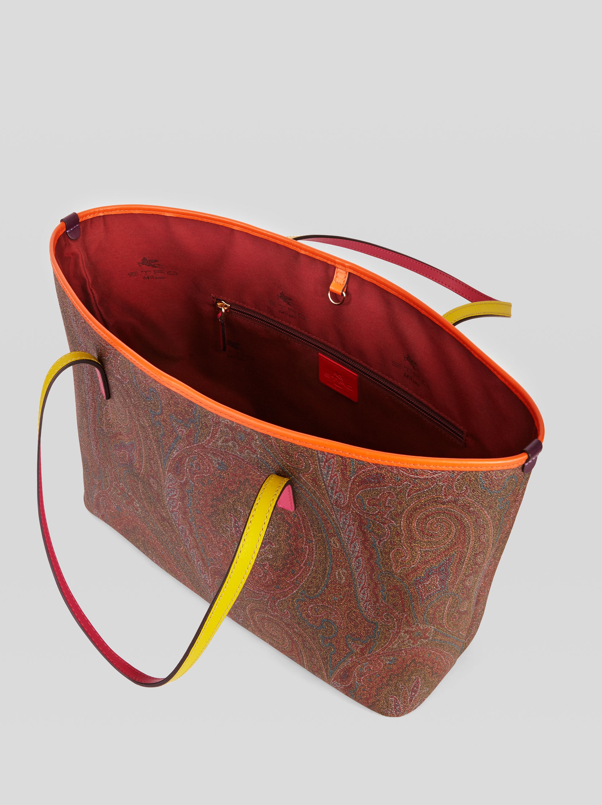 PAISLEY SHOPPING BAG WITH MULTI-COLOUR DETAILS - 6
