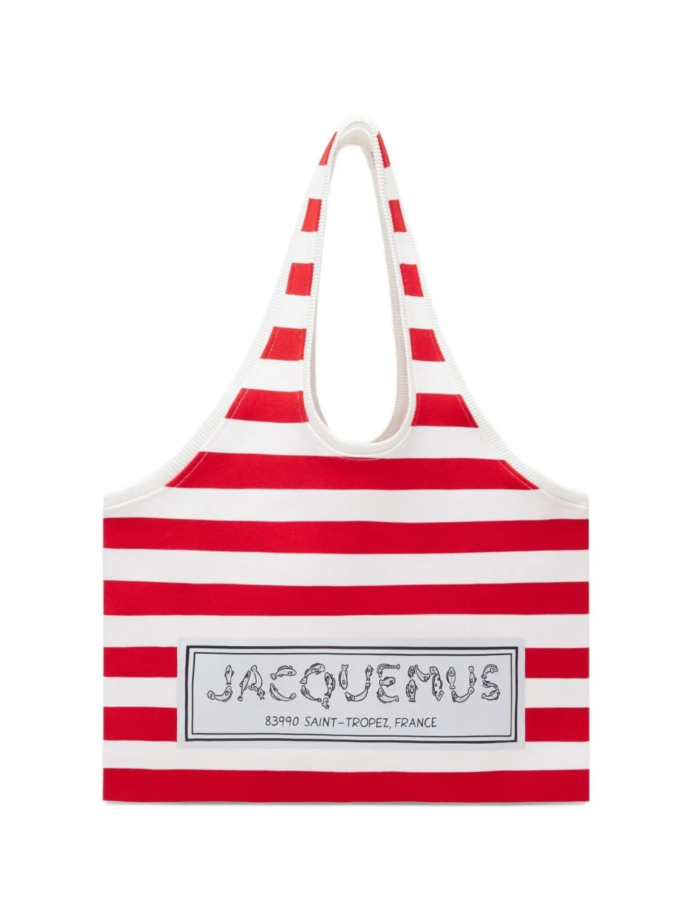 Marcel striped tote bag - 1