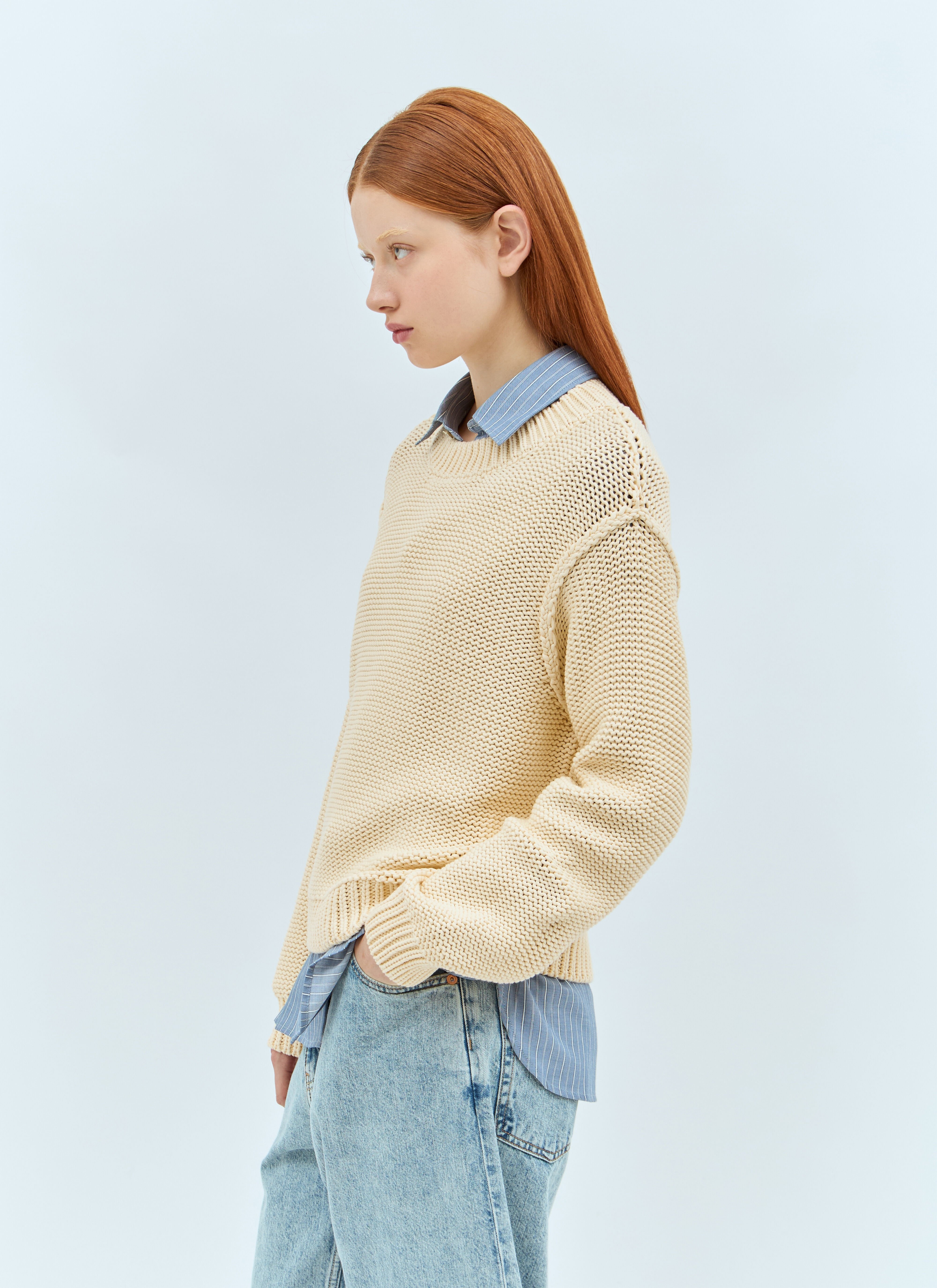 Cotton-Blend Sweater - 2