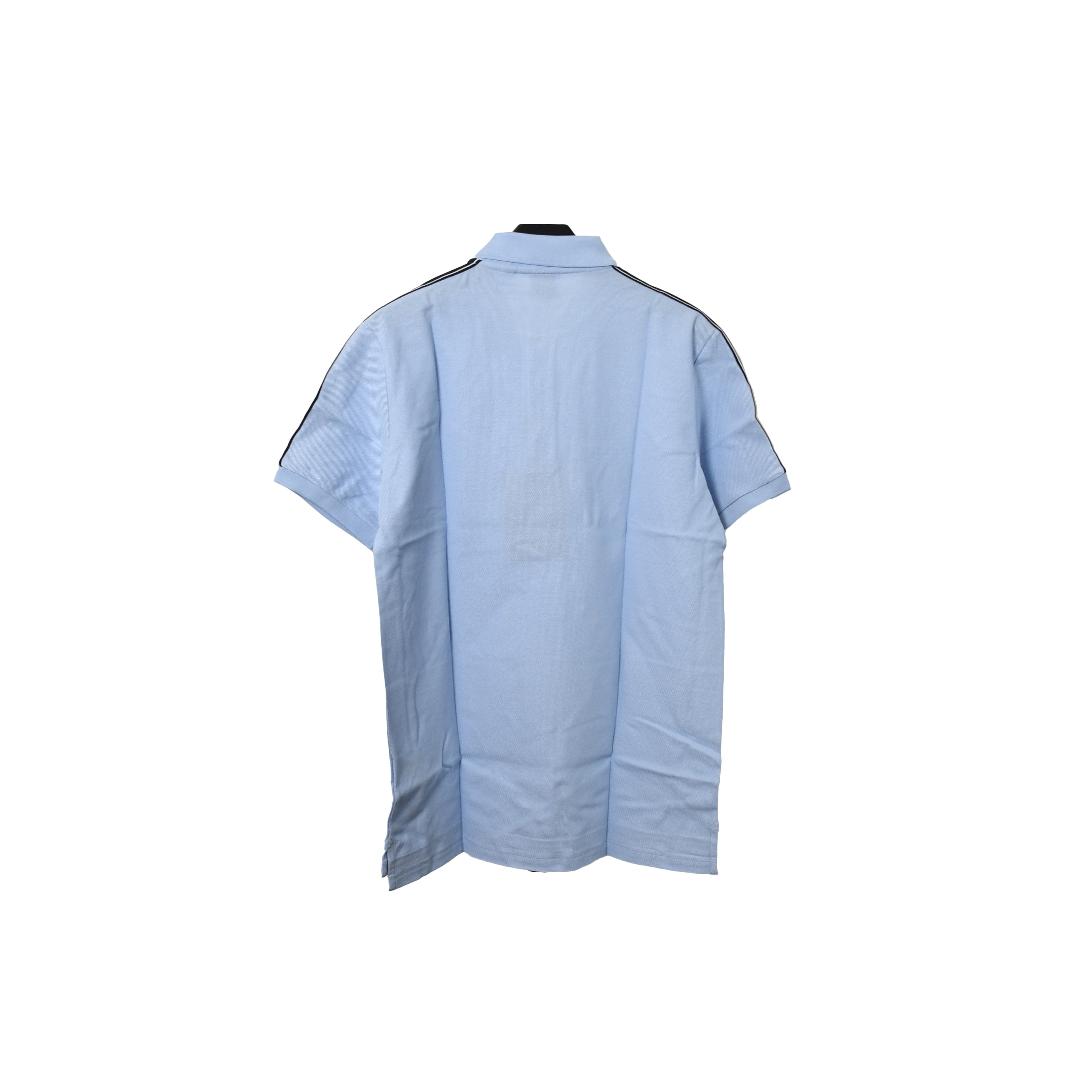 Burberry London England Shoulder Logo Polo Pale Blue - 2