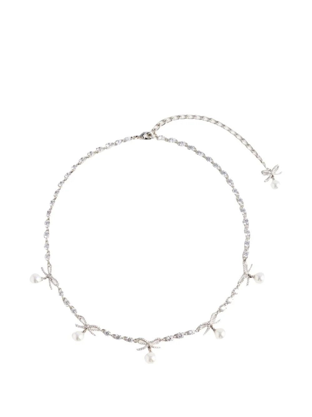 bow-detail necklace - 1