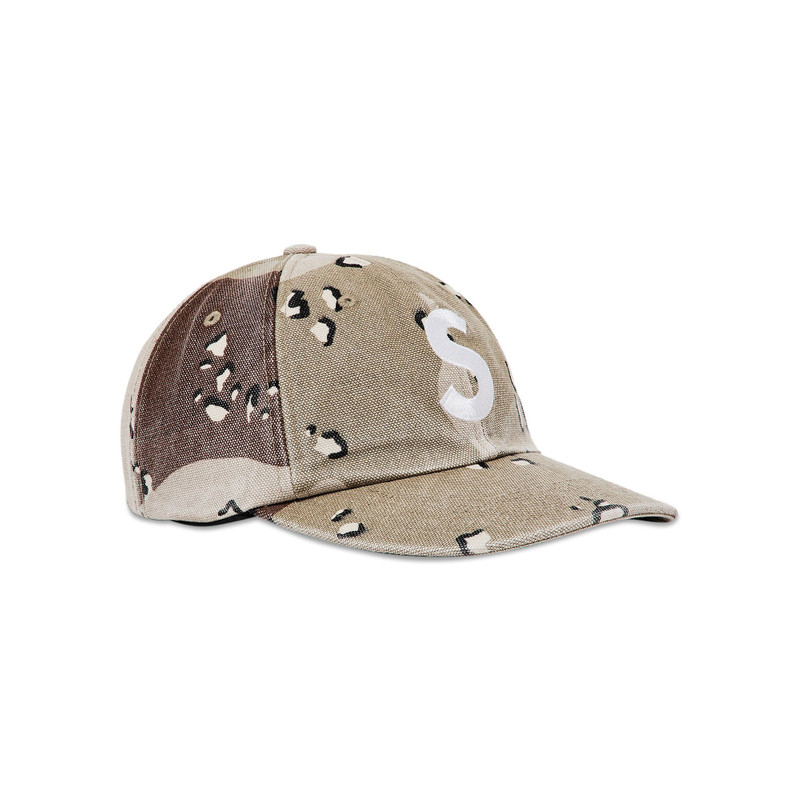 Supreme Supreme Pigment S Logo 6-Panel 'Chocolate Chip Camo' outlook