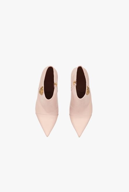 Nude leather Roni ankle boots - 4