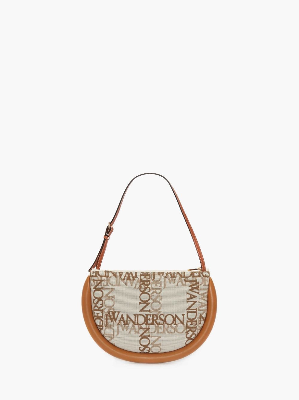 BUMPER-MOON LEATHER SHOULDER BAG - 4