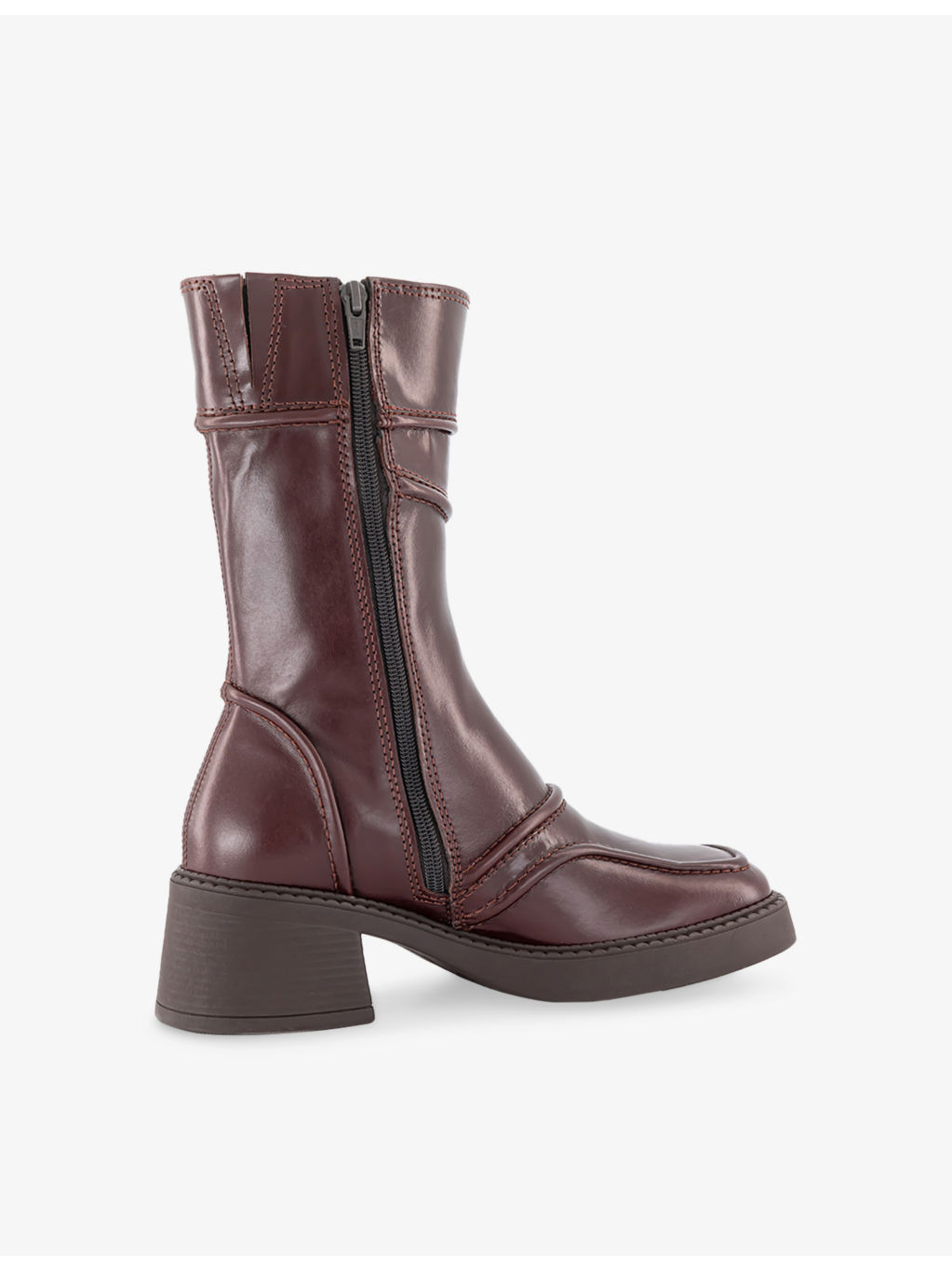 Maelene Leather Ankle Boots - 3