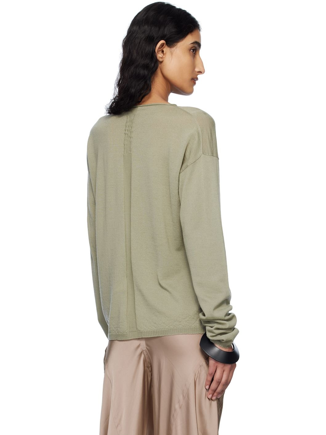 Green Hollywood Pull Sweater - 3
