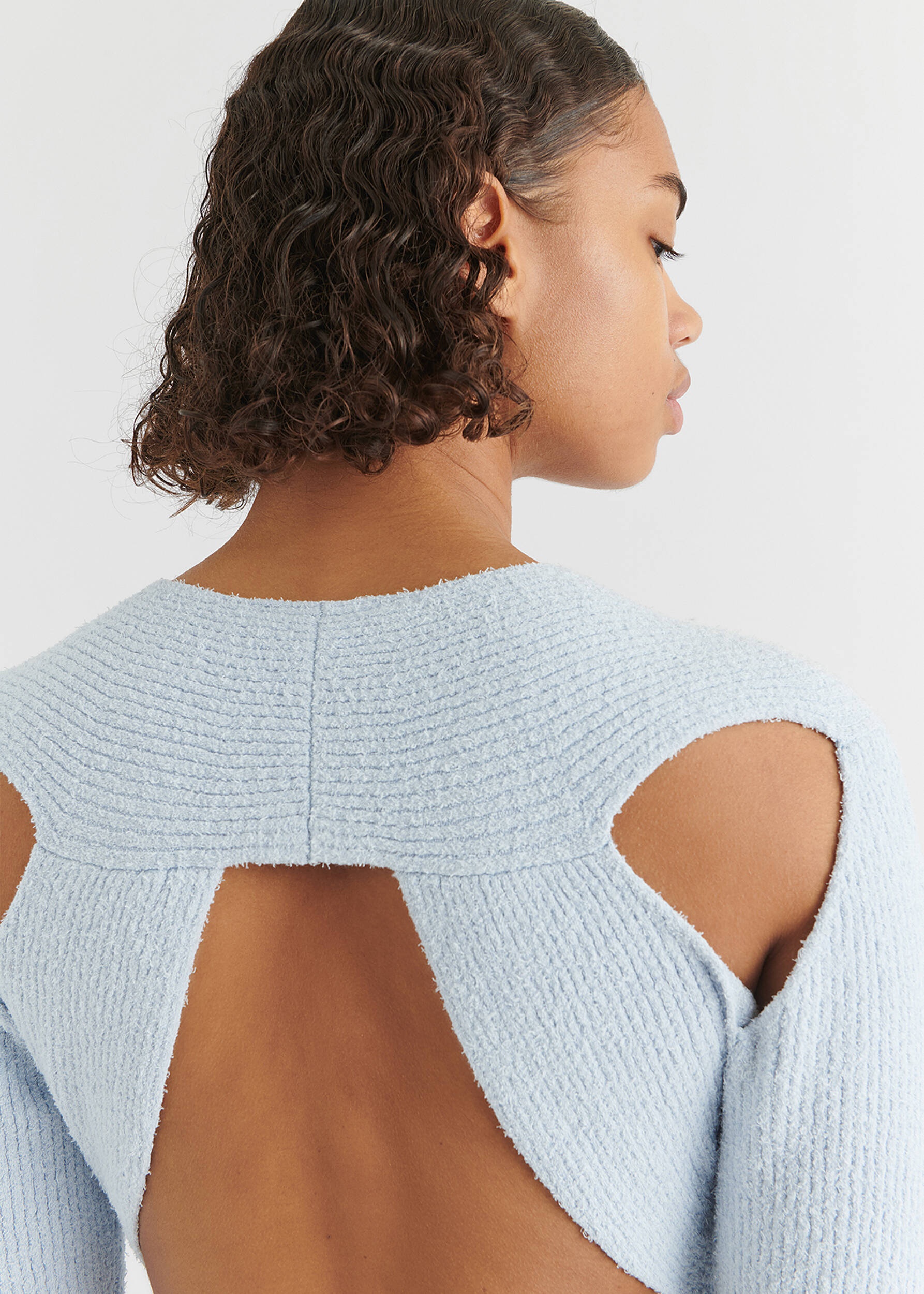 Tube Rib-Knit Wrap Top - 5