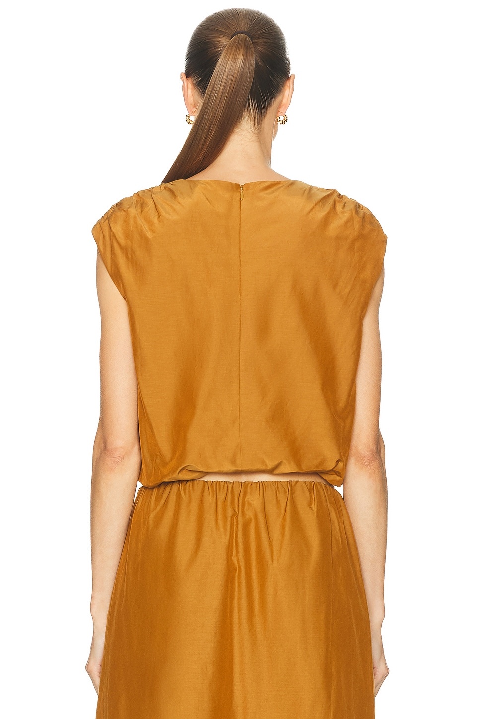 Cosma Gathered Sleeveless Top - 3