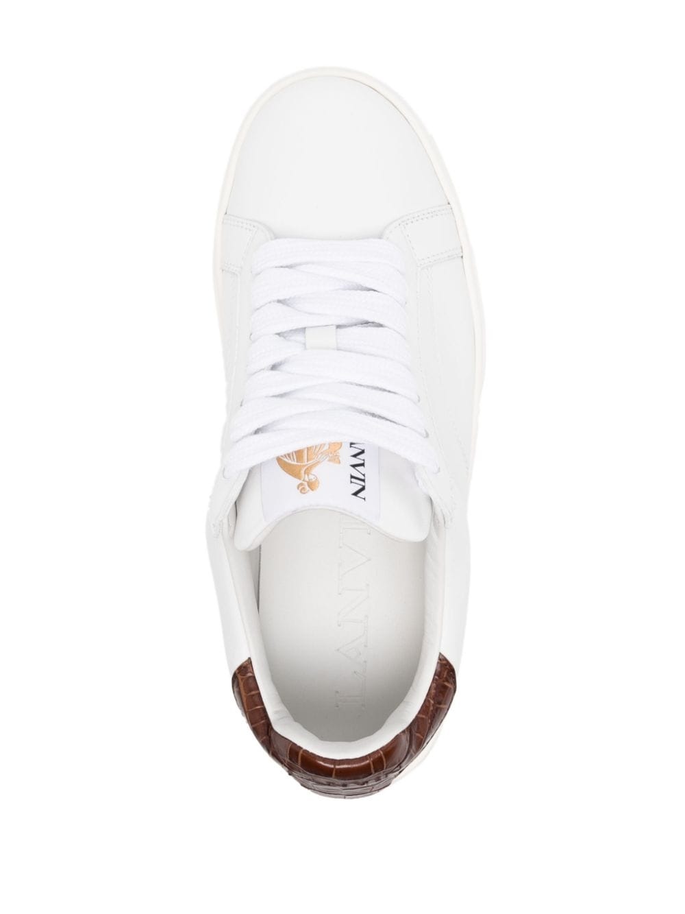 DDB0 leather platform sneakers - 4