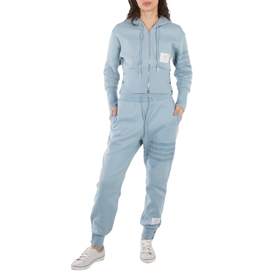 Thom Browne Ladies Double Face Knit 4-Bar Sweatpants - 6