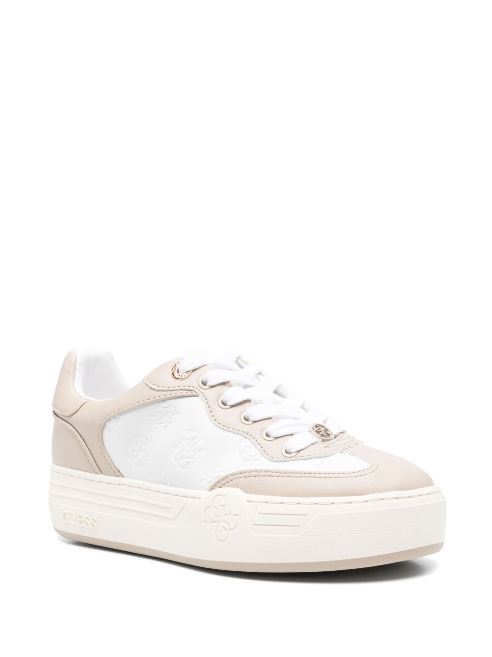 logo-debossed sneakers - 2
