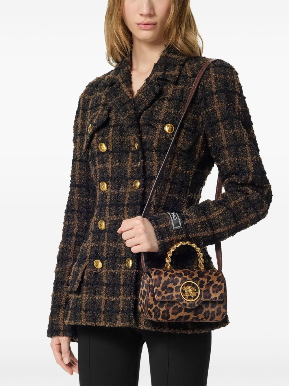 La Medusa leopard-print mini bag - 2