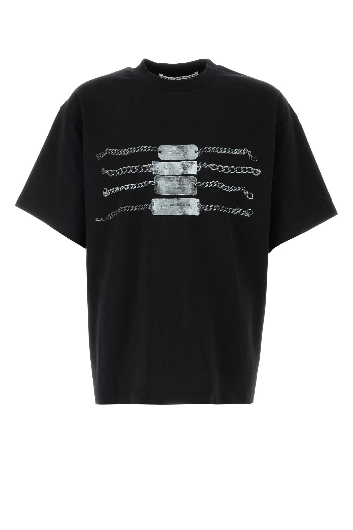Black cotton oversize t-shirt - 1