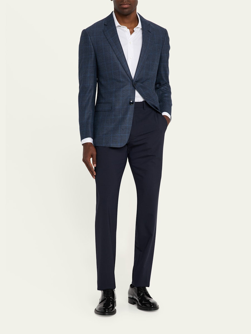 GIORGIO ARMANI Men's Cotton Tonal Dot Dress Shirt outlook