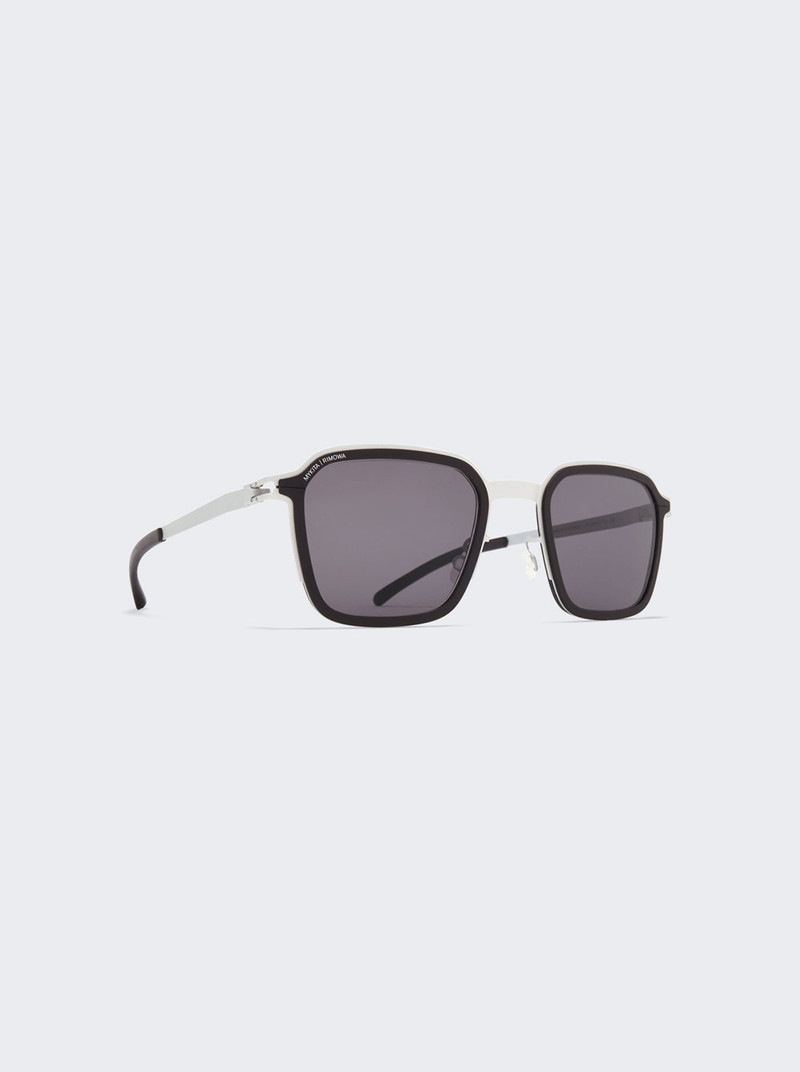 MYKITA X Rimowa Heritage Mr002 Sunglasses White Silver And Black outlook
