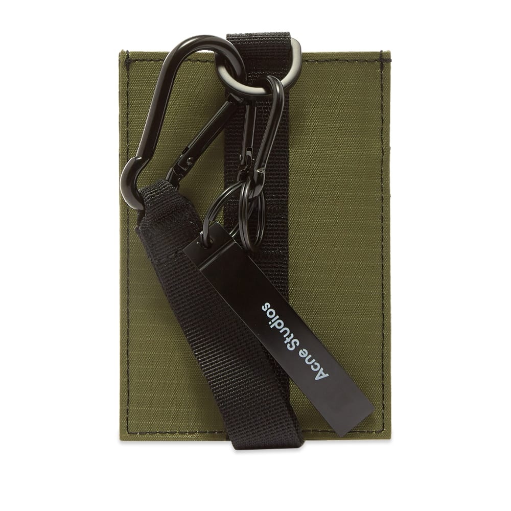 Acne Studios Azro Plaque Face Strap Card Holder - 2