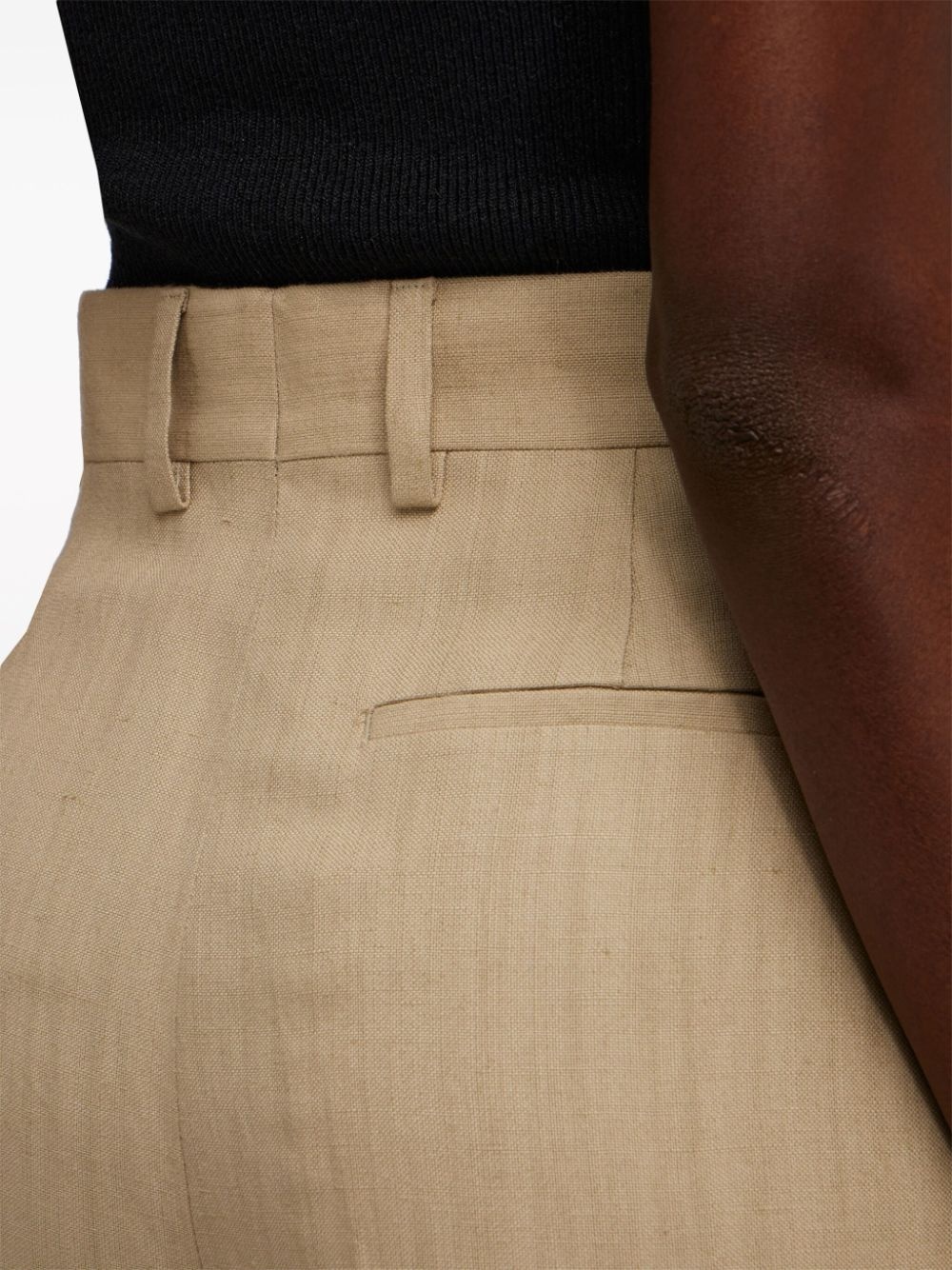tailored high-waisted trousers - 5