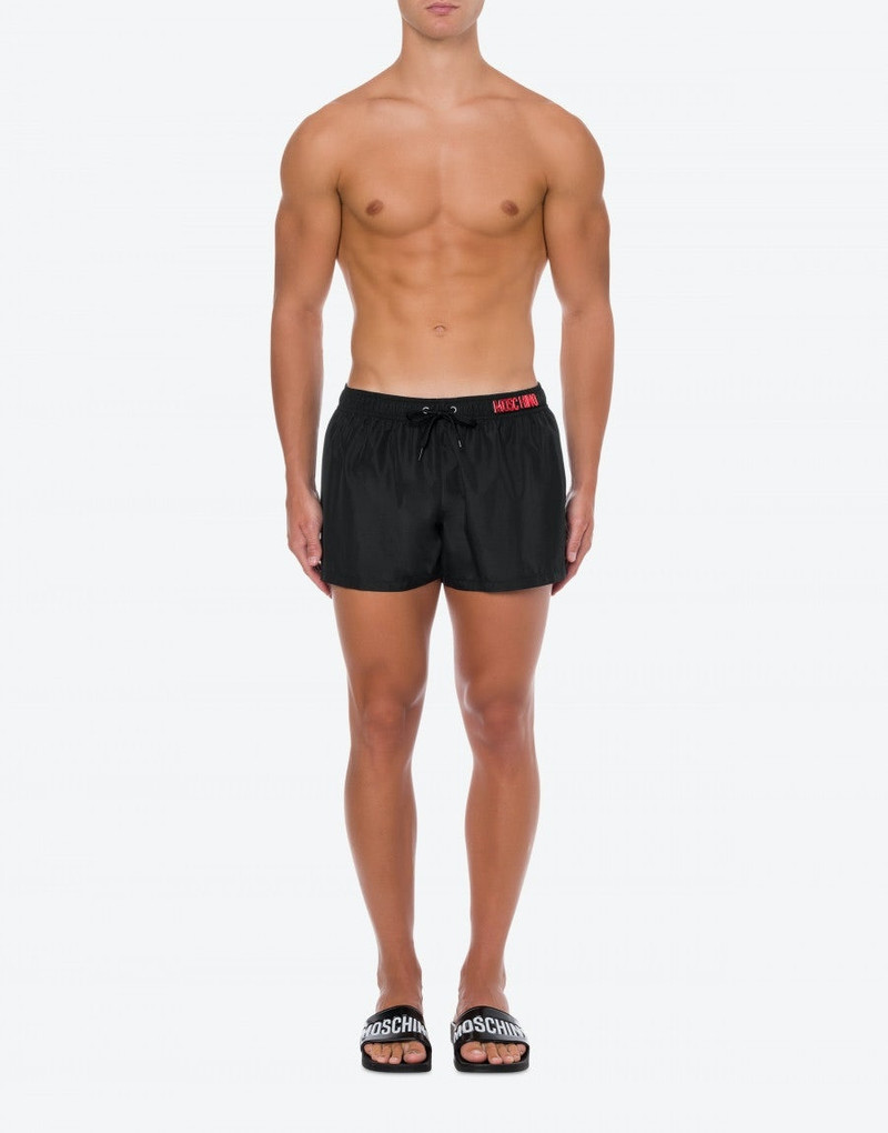 Moschino METAL LETTERING BEACH BOXER outlook