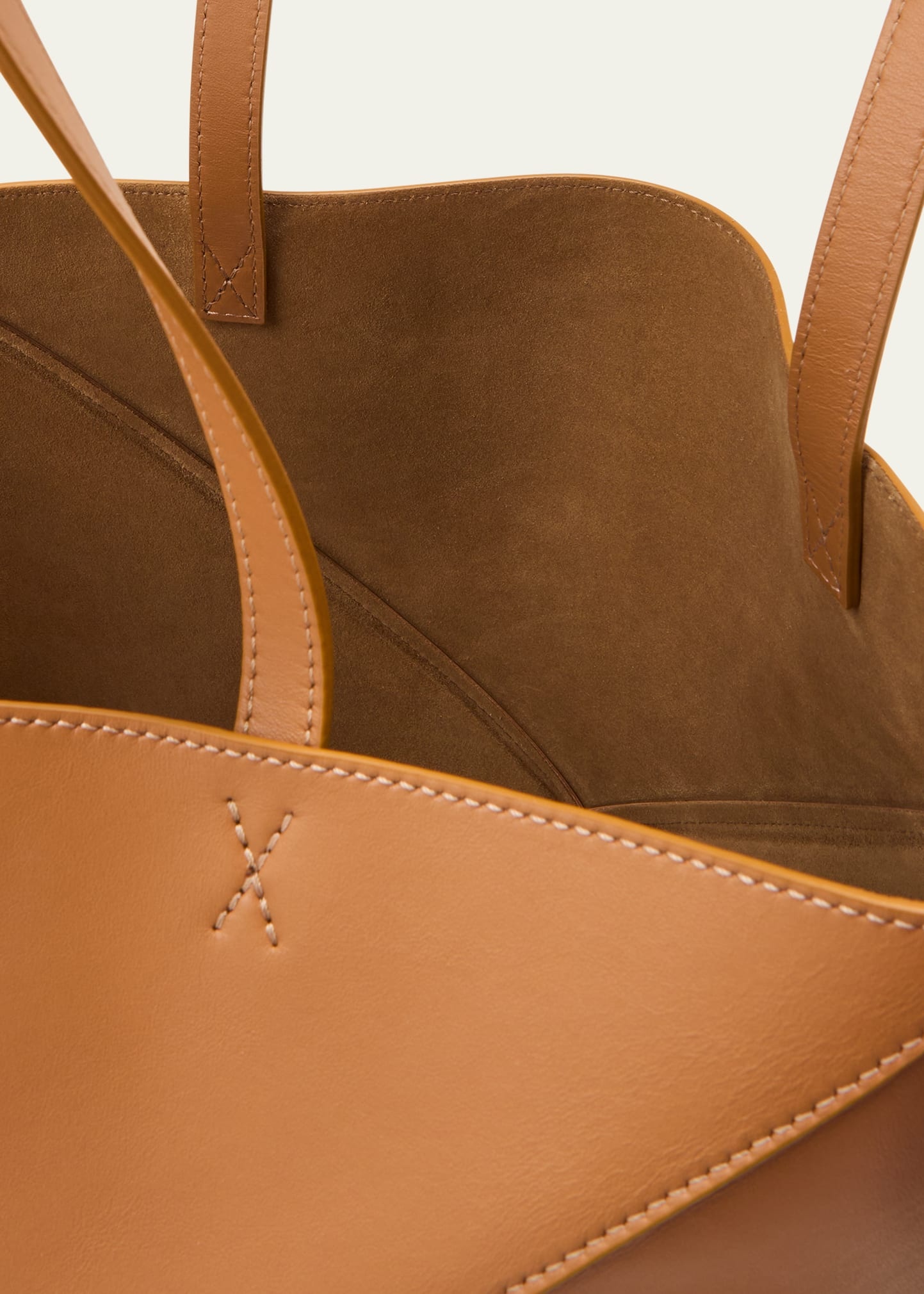Puzzle Leather Tote Bag - 4