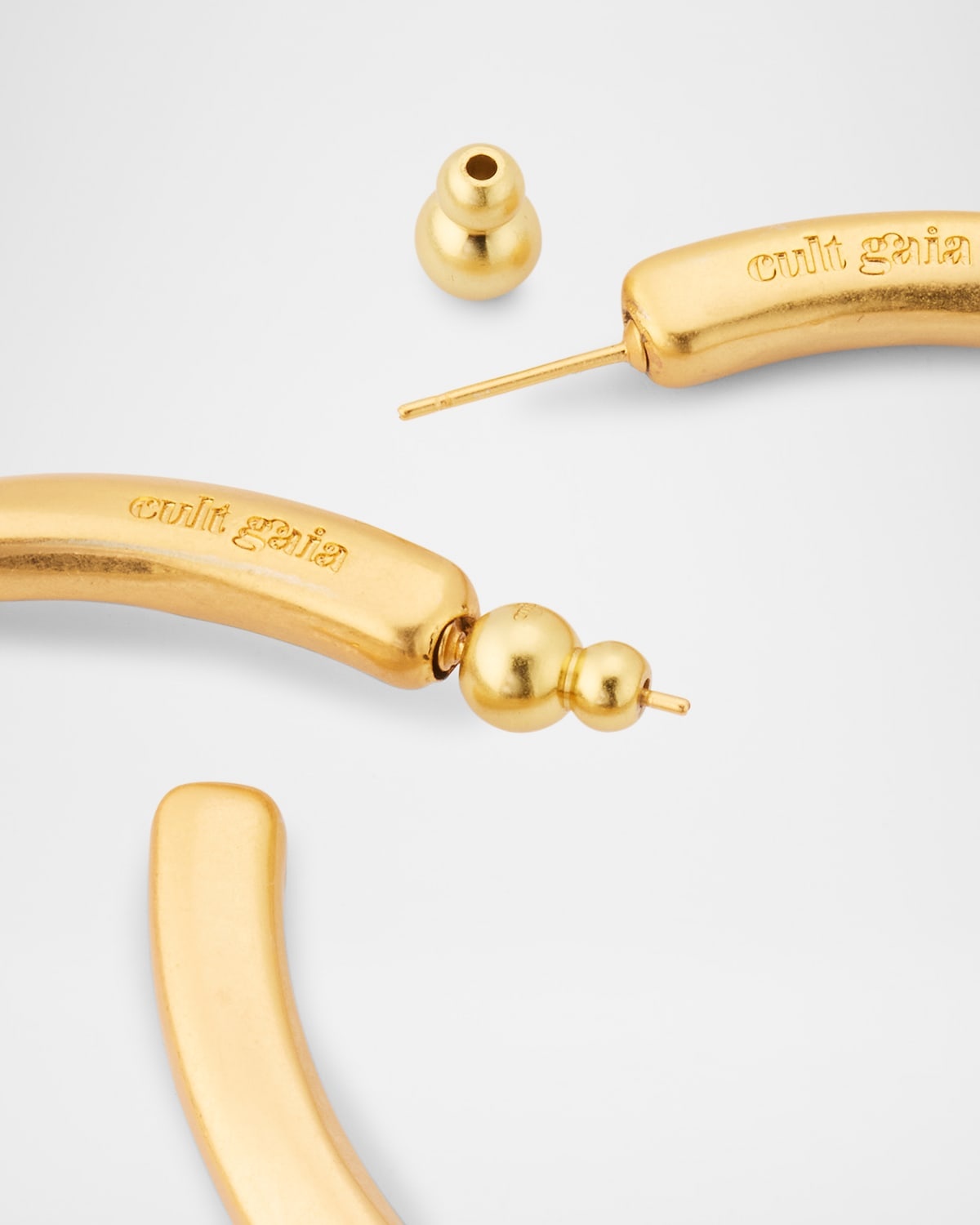 Dakota Hammered Twist Hoop Earrings - 4