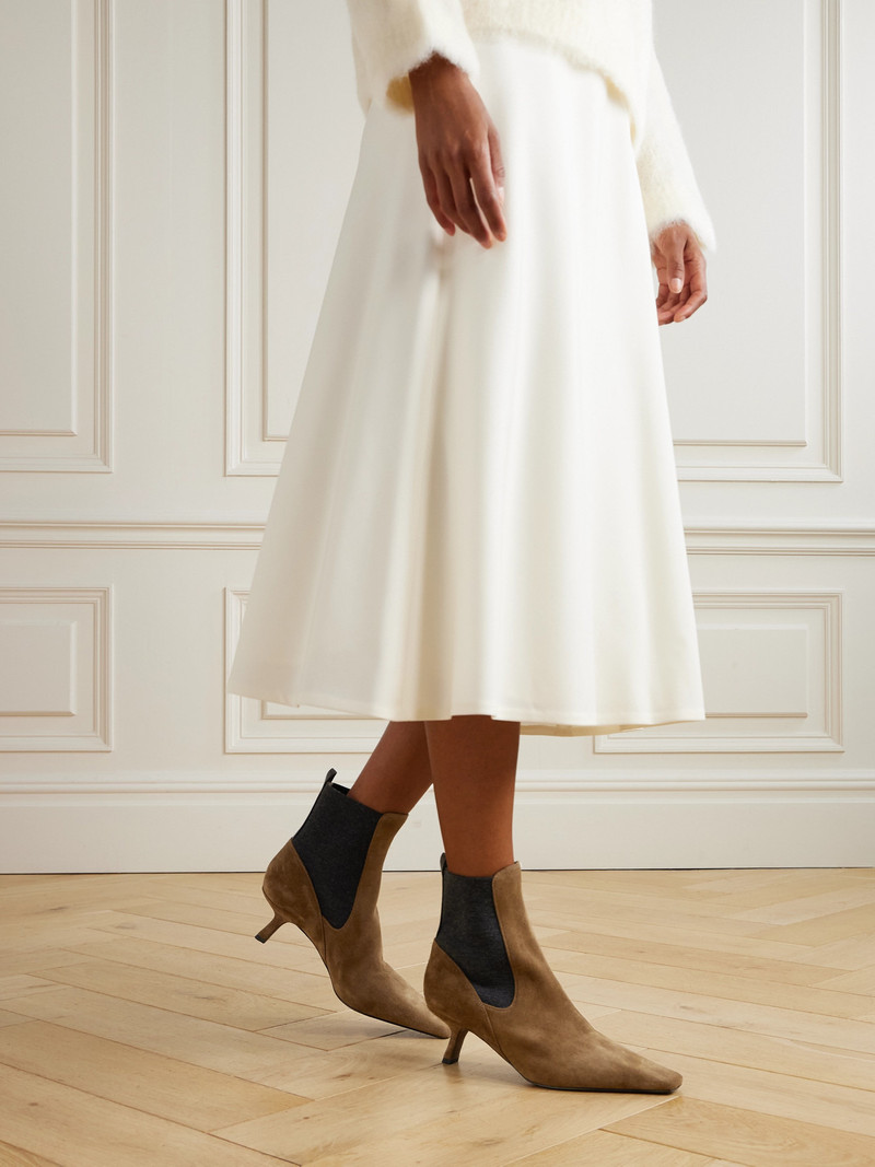 Brunello Cucinelli Suede Chelsea Boots outlook