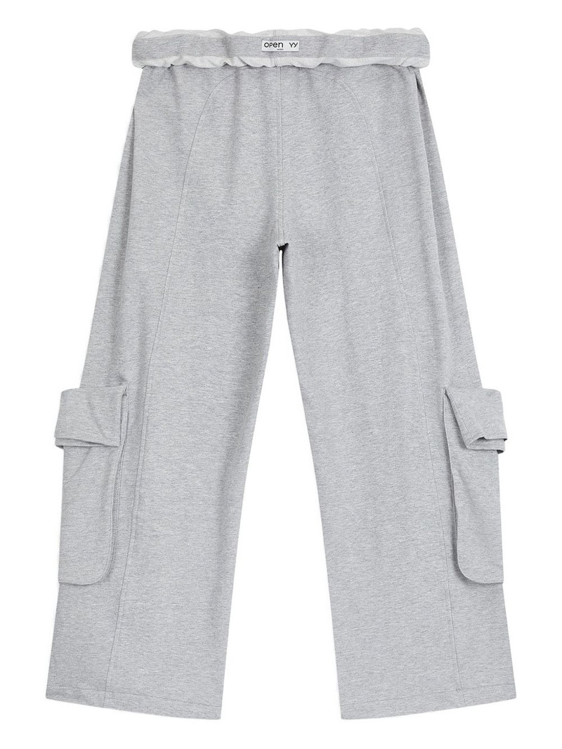OPEN YY rolled-waist cargo trousers outlook