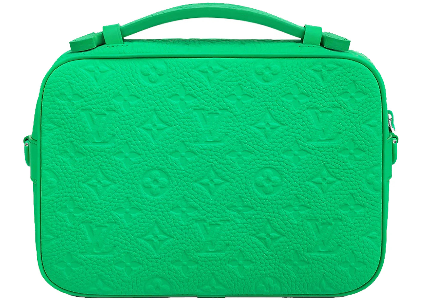 Louis Vuitton S Lock Messenger Monogram Embossed Minty Green - 2