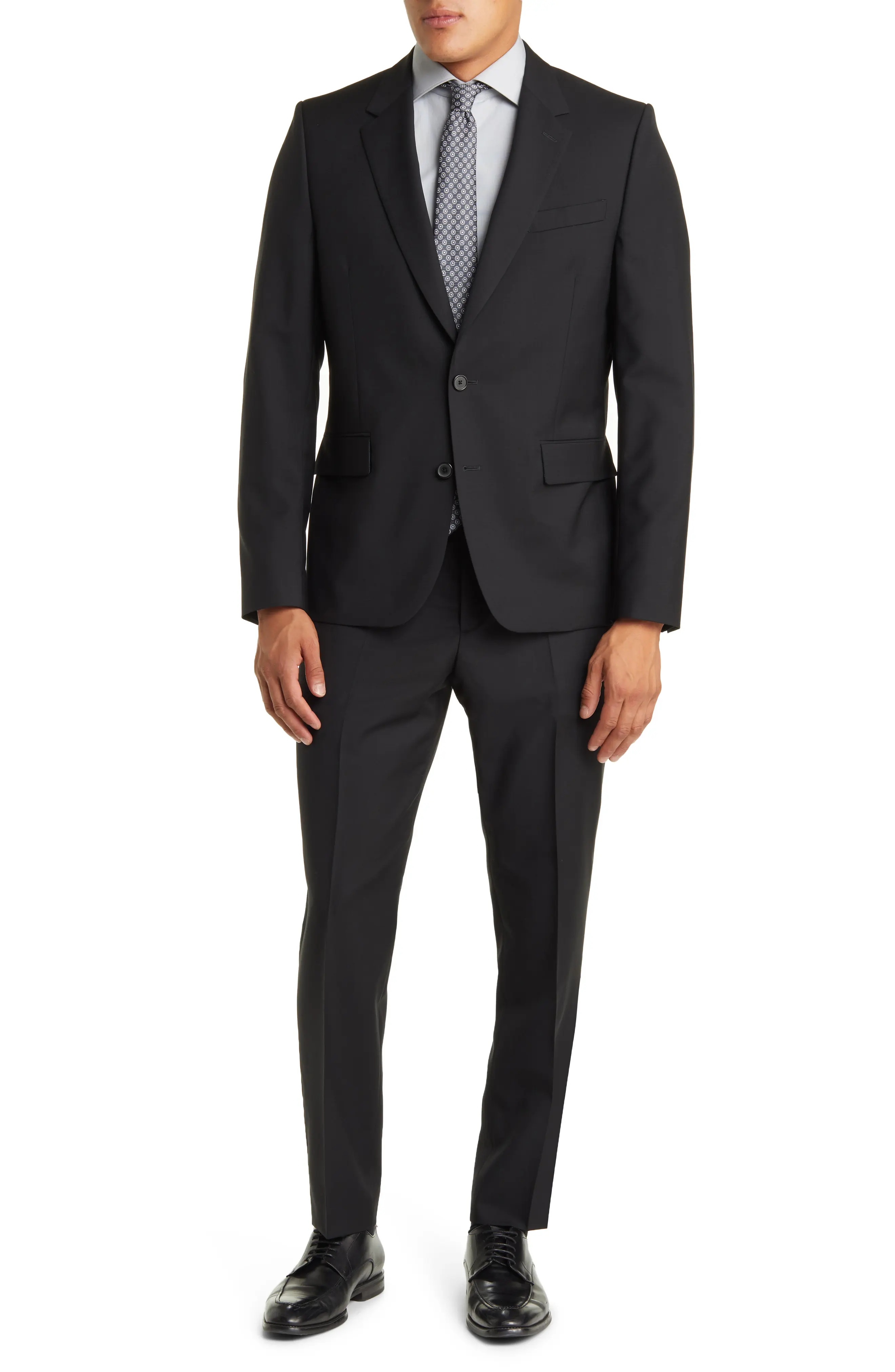 Tailored Fit Wool & Mohair Suit - 1