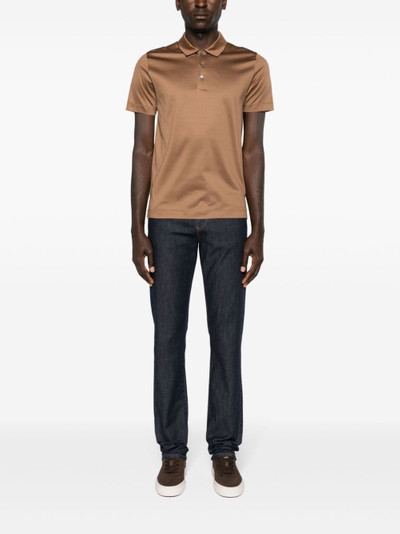 Canali mid-rise straight-leg jeans outlook