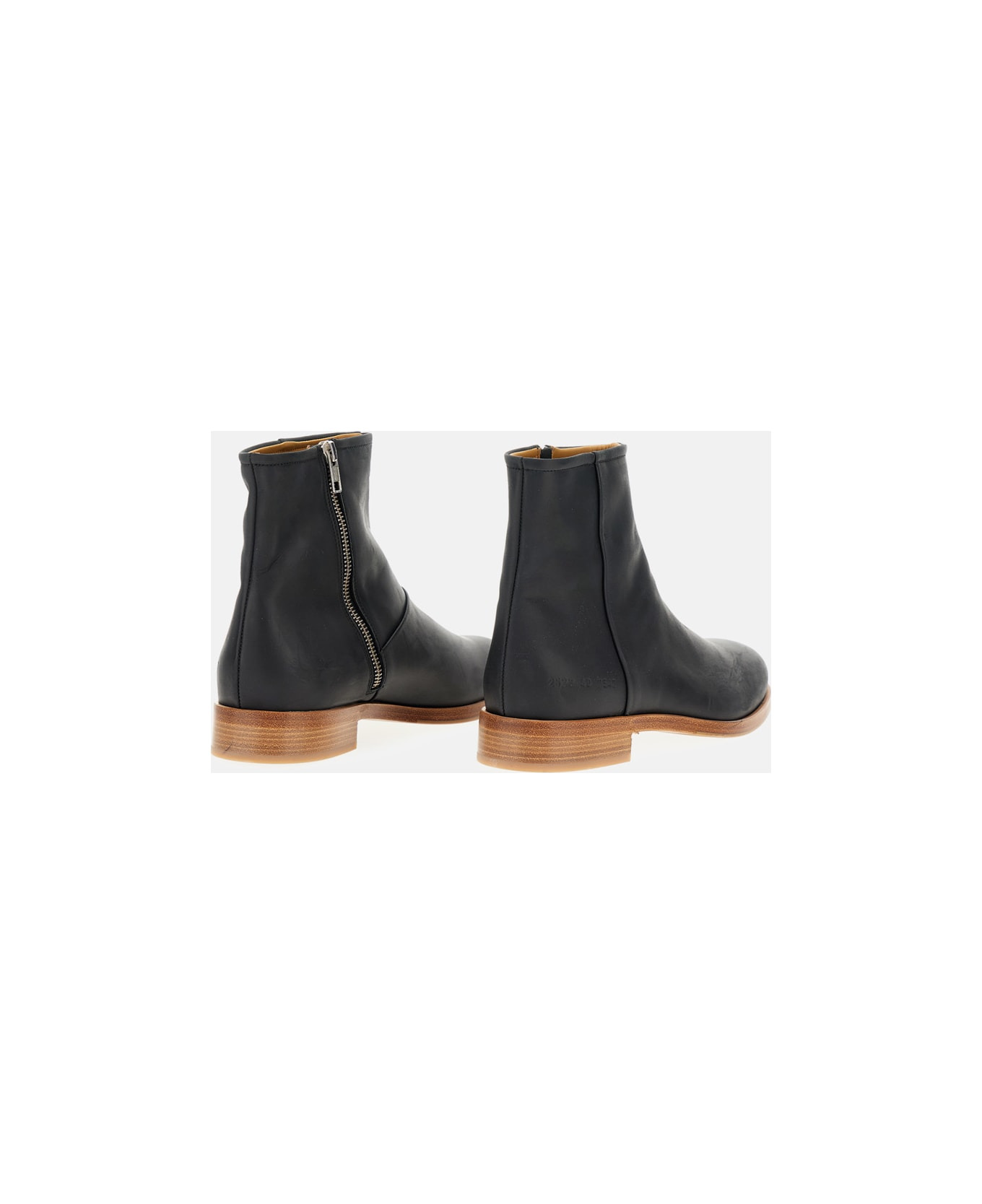 Zipper Boot In Waxed Suede - 3