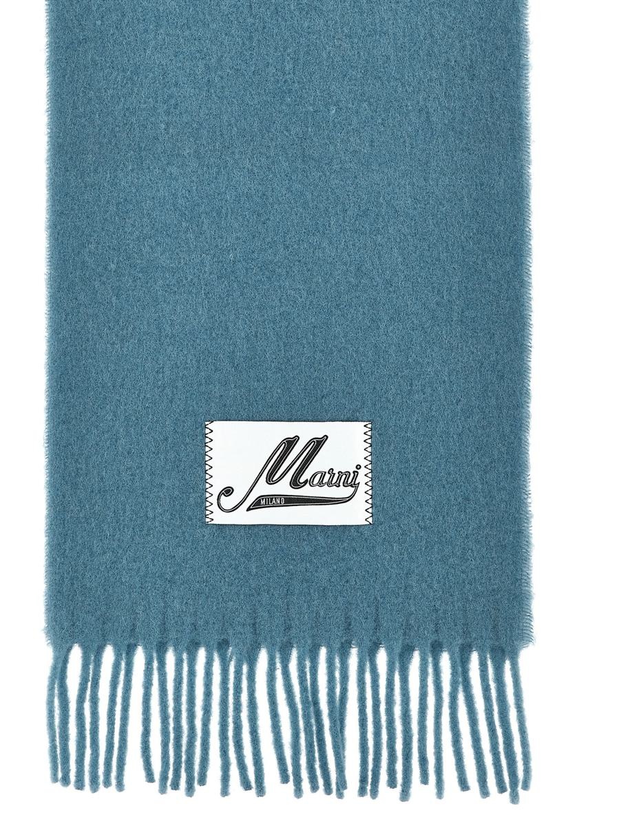 Marni MARNI LOGO PATCH SCARF - 2