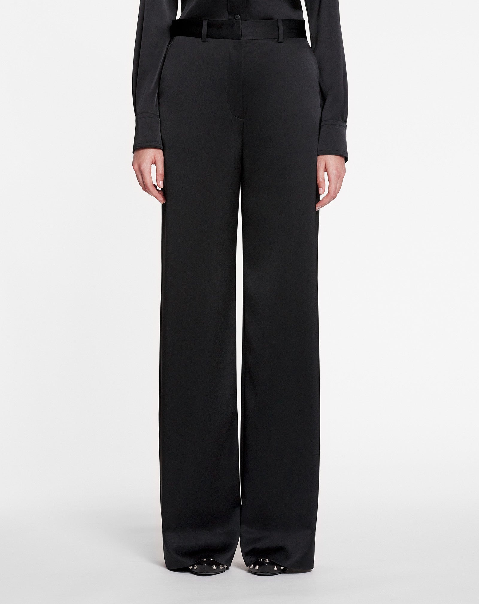 WIDE-LEG TAILORED PANTS - 3