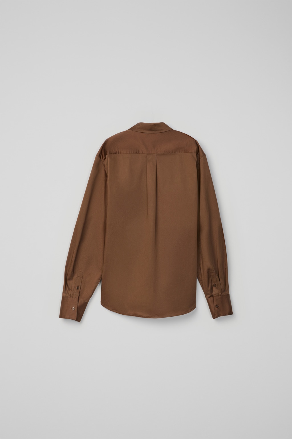 Brown Cotton Shirt - 4