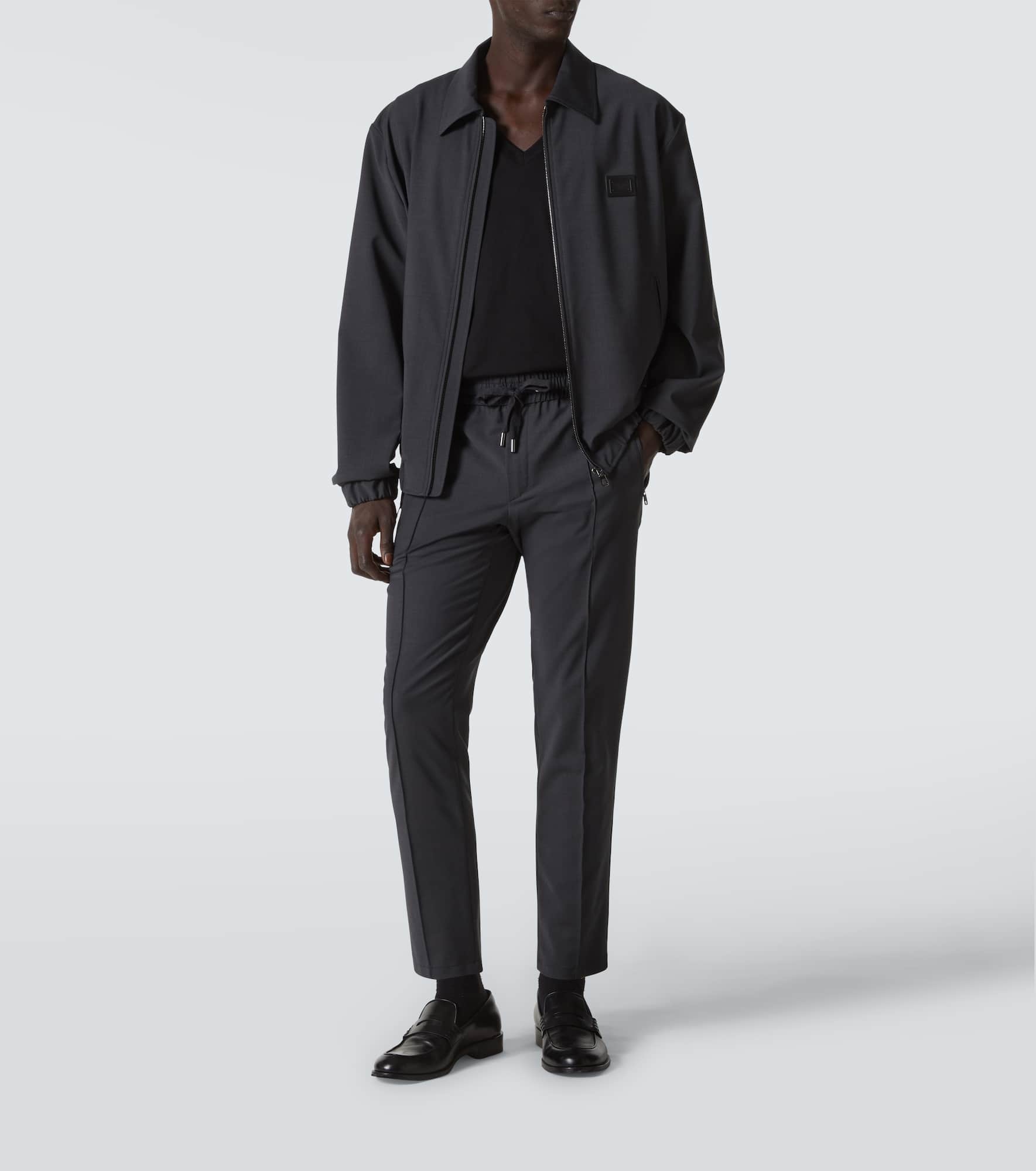 Wool-blend straight pants - 2