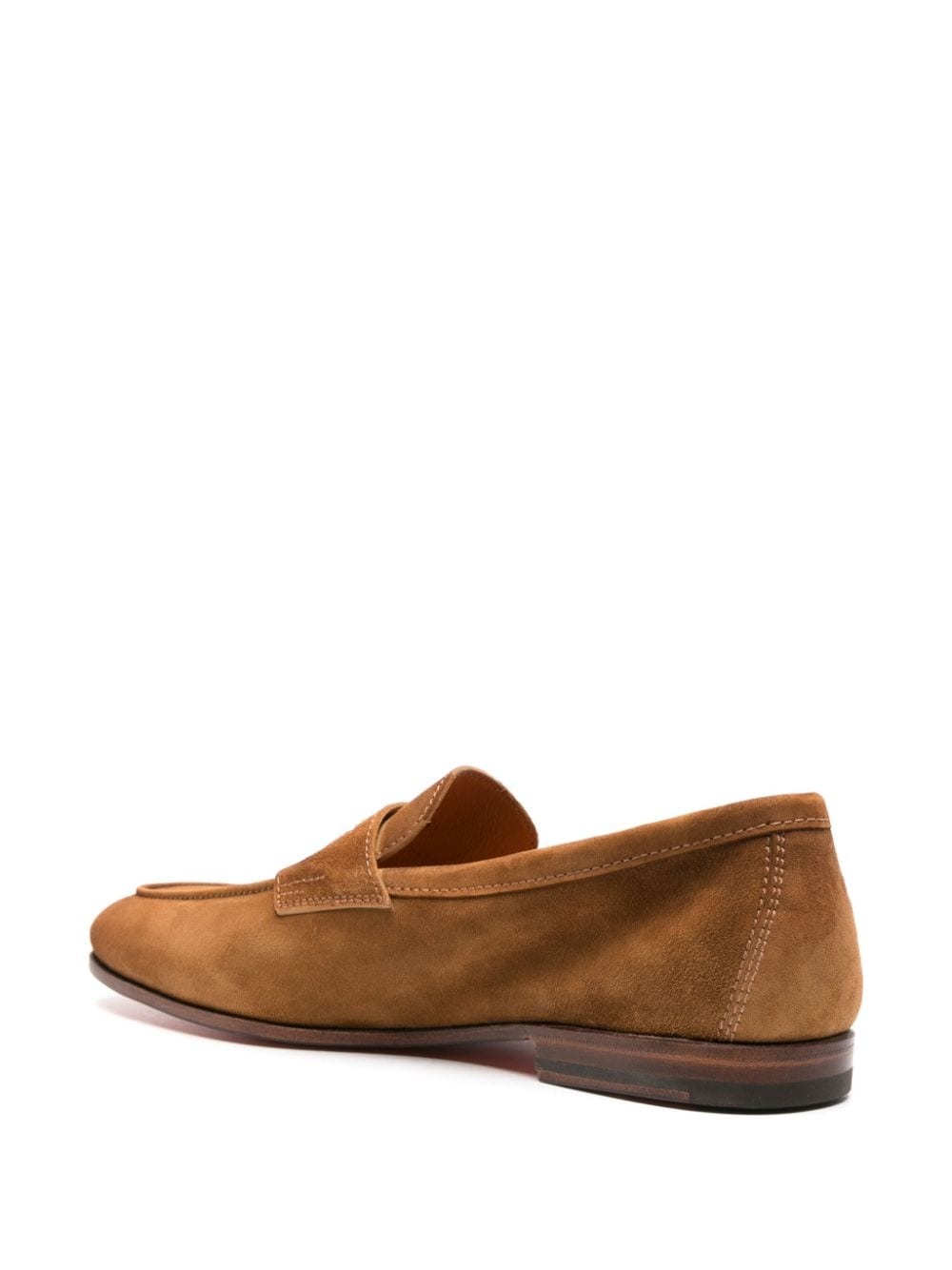 penny-slot suede loafers - 3
