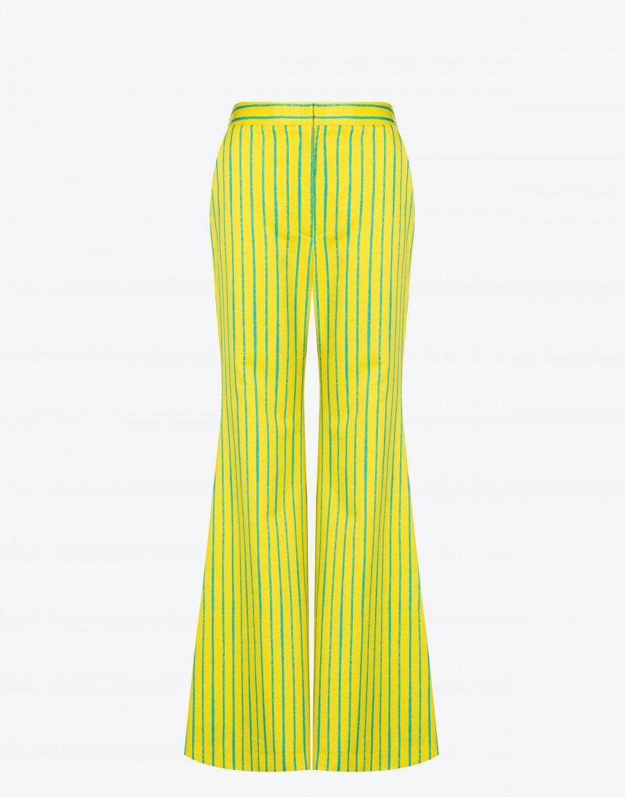 PINSTRIPES TWILL TROUSERS - 1
