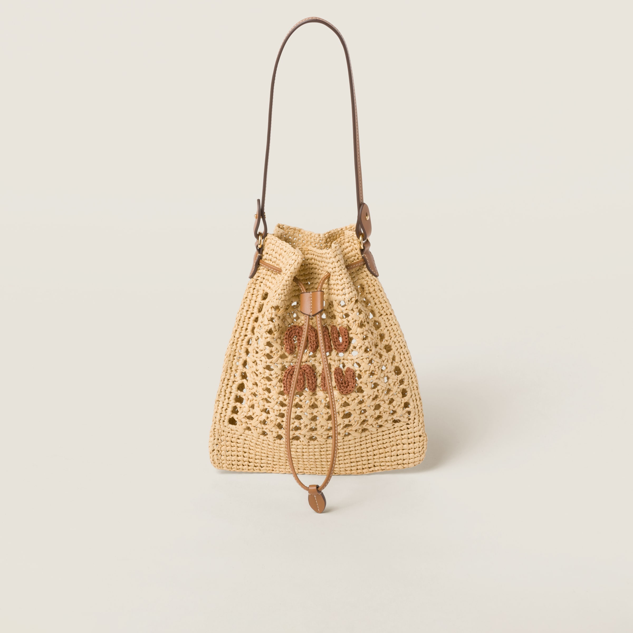 Woven fabric mini-bag - 1