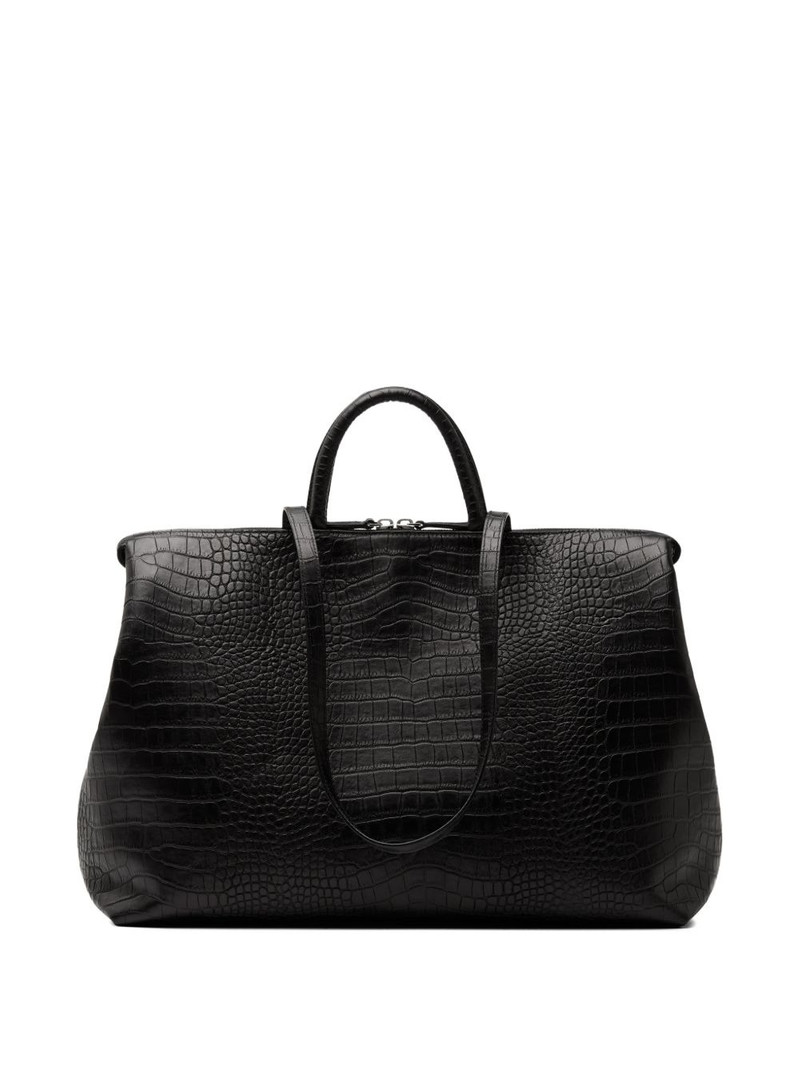 crocodile-effect tote bag 1