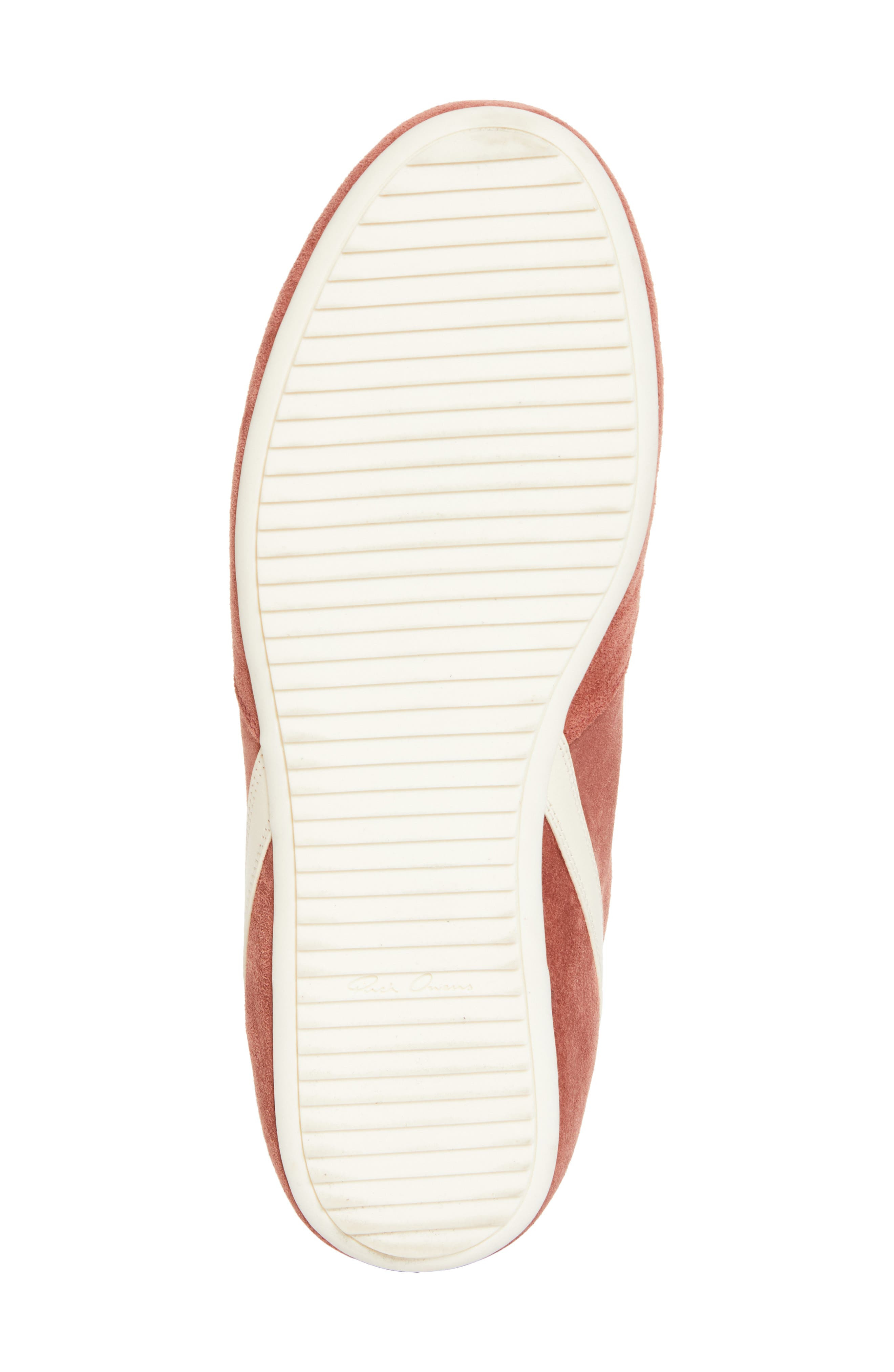 Rick Owens Minimal Low Top Sneaker in Rosewood/Milk/Milk at Nordstrom - 6